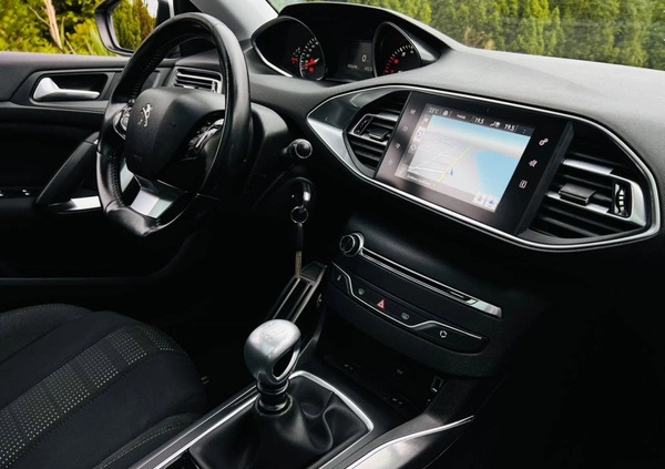 Peugeot 308 cena 42900 przebieg: 89000, rok produkcji 2016 z Człopa małe 407